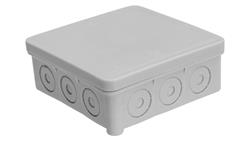 Puszka natynkowa, materiał-polietylen, kolor RAL7035, IP54, 380V, 12 wyjść K80/T-75086