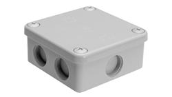 Puszka natynkowa, materał-bakelit, kolor RAL7035, IP54, 500V, 7 wyjść K85-75083