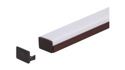 Zaślepka PCV Standard brązowa-55404