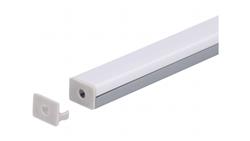 Zaślepka PCV Standard szara z otworem-55411