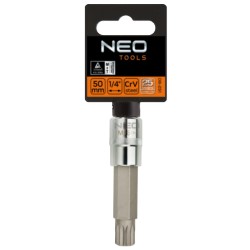 Końcówka Spline na nasadce 1/2", M10 x 100 mm