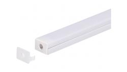 Zaślepka PCV Standard biała z otworem-55455