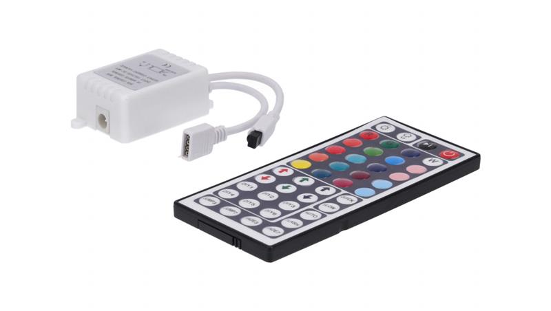 Sterownik LED RGB 3x2A 44-key IR 12V Prescot-51222