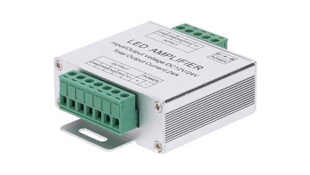 Wzmacniacz LED RGBW 4x6A 12-24V Prescot-51223