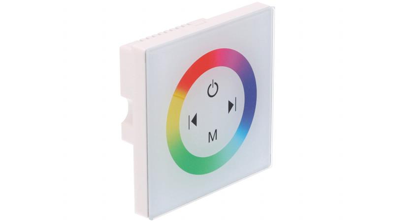 Sterownik LED panel RGB 3x4A biały 12-24V Prescot-51279