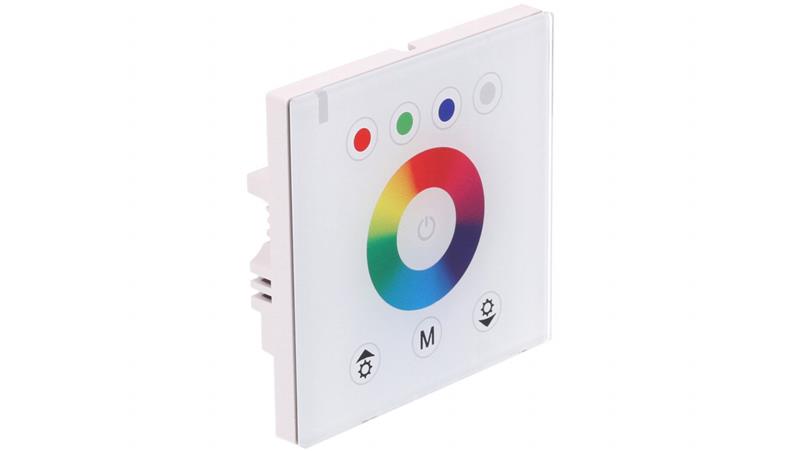 Sterownik LED panel RGB 3x4A biały v212-24V Prescot-51287