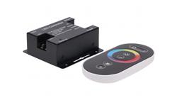 Sterownik LED RGB 3x6A touch RF czarny v3 12-24V Prescot-51226