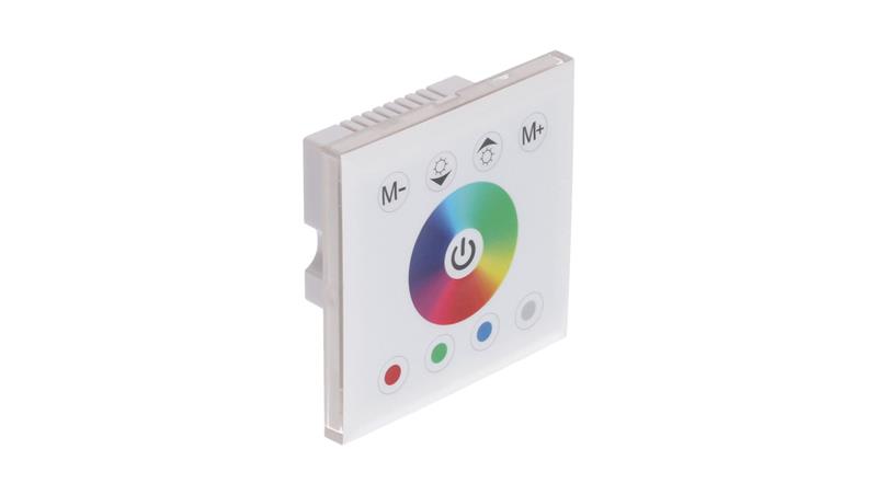 Sterownik LED panel RGBW 4x4A biały 12-24V Prescot-51293