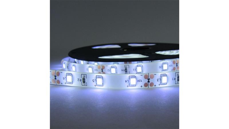 Taśma LED 2835 60 diod/m 24W 4,8W/m 12V IP63 CW 6500K /5m/-58713 Taśma LED 2835 60 diod/m 24W 4,8W/m 12V IP63 CW 6500K /5m/-58713