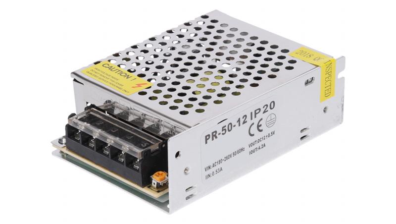 Zasilacz Standard modułowy PR 12V 50W-50834 Zasilacz Standard modułowy PR 12V 50W-50834