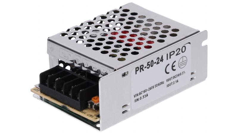 Zasilacz Standard modułowy PR 24V 50W-50833