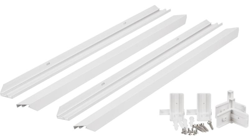 Ramka natynkowa do Panel LED 60x60 biała LOP901W-52032
