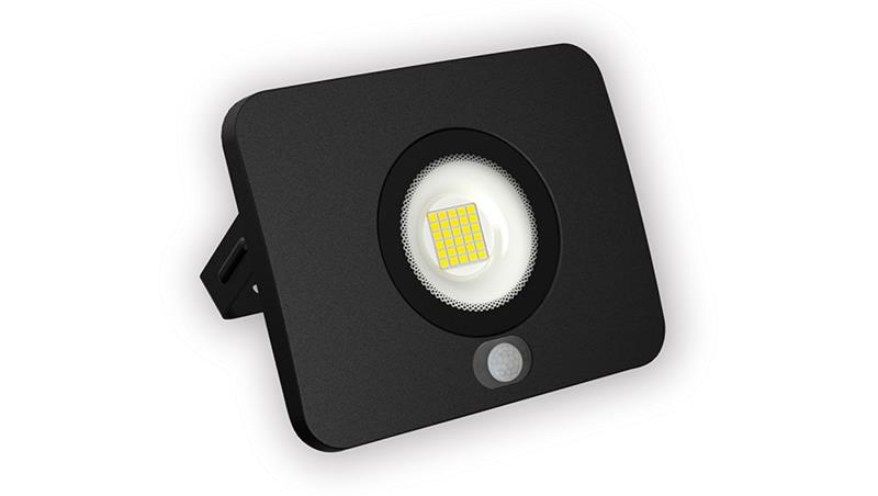 Naświetlacz LED SURFI 30W 2100lm 3000K IP65 czarny czujnik LFL430BS-52470