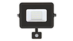 Naświetlacz LED PLATI 20W 1400lm 3000K IP44 czarny czujnik LFL104S-52477