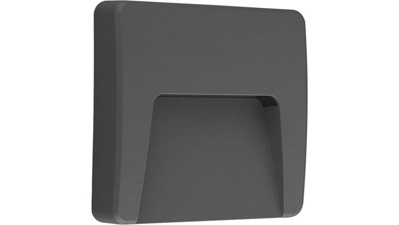 Oprawa elewacyjna ASTON 3W 4000K typ 2 kwadrat LOE032-54446