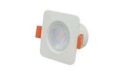 Oprawa downlight podtynk 8W 640lm 6500K 60st IP40 kwadrat HDW082MC-56215
