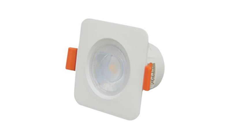 Oprawa downlight podtynk 8W 640lm 6500K 60st IP40 kwadrat HDW082MC-56215