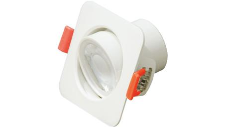 Oprawa downlight podtynk 8W 640lm 6500K 60st IP40 kwadrat HDW084MC-56219