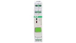 Przekaźnik bistabilny z przyciskiem do sterowania ręcznego na szynę DIN z przekaźnikiem inrush 160A/20ms BIS-411B-LED-25379
