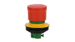 Miniaturowy przycisk bezpieczeństwa 30mm do otworu 30mm odblokowanie przez przekręcenie M30-PVT30-8113