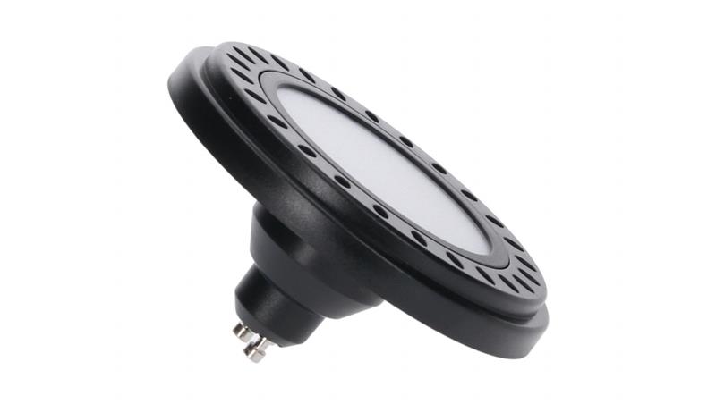 Żarówka led AR111 GU10 9W 3000K 120st. czarna-48810
