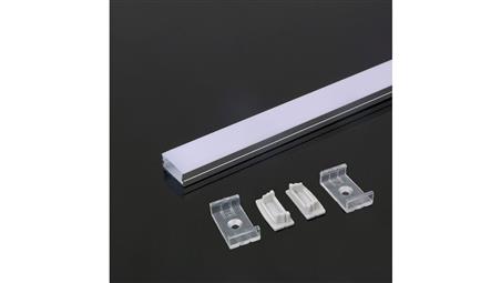 Profil nawierzchniowy aluminiowy Mleczny do taśm LED 2000x23,5x10mm 3352-55467