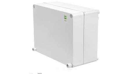 INDUSTRIAL Puszka hermetyczna n/t 220x170x107 z zawiasami IP65 szara 2717-03-70837