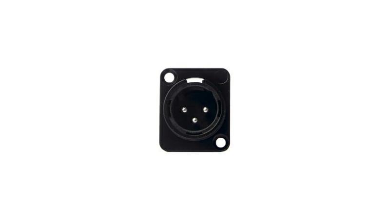 Gniazdo panelowe XLR P3M 3pin męskie LIN000010 /5szt./-39335 Gniazdo panelowe XLR P3M 3pin męskie LIN000010 /5szt./-39335