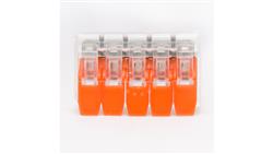 Szybkozłączka 5x0,2-4mm2 z dźwigniami transparentna - 100 szt.-80692