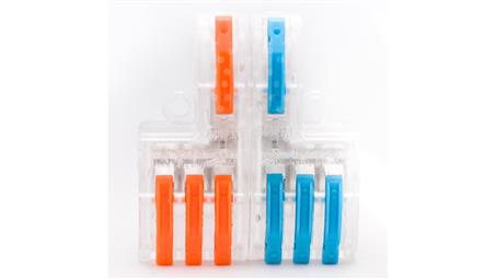 Szybkozłączka przelotowa 6-2 x0,8-4mm2 transparentna - 50 szt.-80697