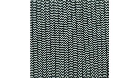 Kabel 2 żyłowy czarno-bialy 2x0,75mm2 1m w oplocie-52123