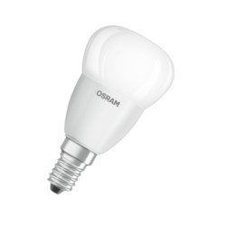 LED E14 230V 5,7W 2700K KULKA MATOWA OSRAM