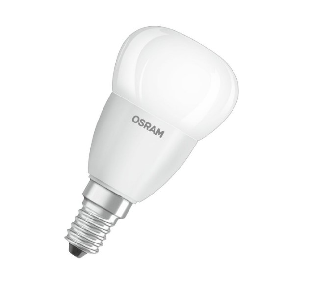 LED E14 230V 5,7W 2700K KULKA MATOWA OSRAM