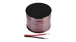 Kabel 2 żyłowy 2x0,35mm2 do taśma led 1m czerwono czarny-55478