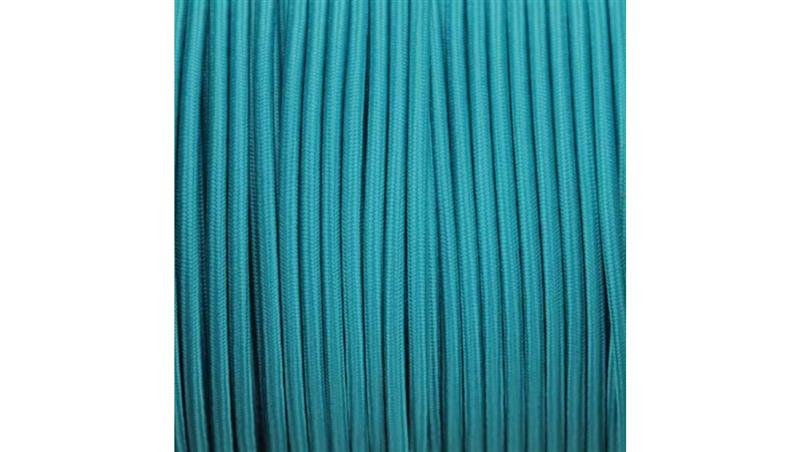 Kabel 2 żyłowy niebieski 2x0,75mm2 - 1m w oplocie-52126 Kabel 2 żyłowy niebieski 2x0,75mm2 - 1m w oplocie-52126