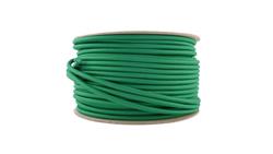 Kabel 2 żyłowy zielony 2x0,75mm2 - 1m w oplocie-52127