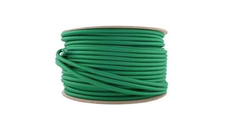 Kabel 2 żyłowy zielony 2x0,75mm2 - 1m w oplocie-52127