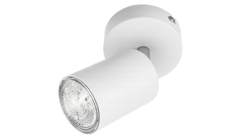 Lampa Oprawa SIENA-ALU-W/S 1xgu10 biała ze srebrnym przegubem-59489 Lampa Oprawa SIENA-ALU-W/S 1xgu10 biała ze srebrnym przegubem-59489