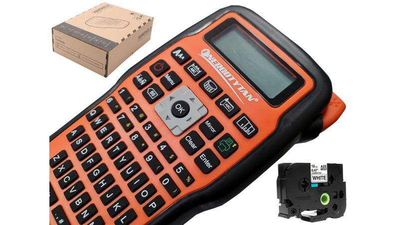 Drukarka etykiet E1000 PRO / ENERGOTYTAN + TAŚMA 8M-80780