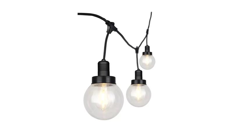 Girlanda Ogrodowa VT-720S Czarna 6x E27 3m IP65 8971-51483