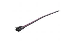 Gniazdo RGB czarne przewód 15cm-55491