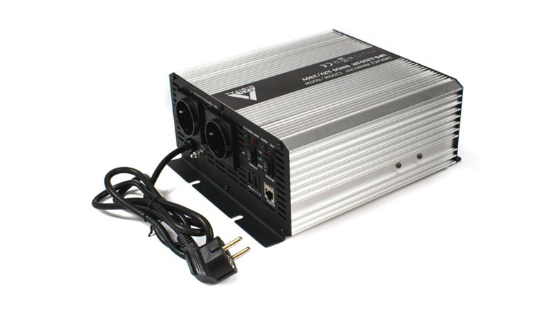 Zasilacz awaryjny (UPS + AVR) 12V UPS-1200SR Sinus 1200W/600W 12V/230V-5118