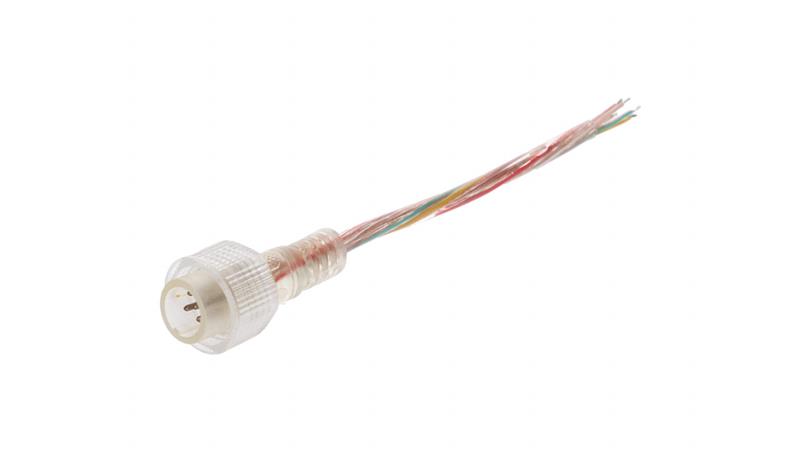 Wtyk DC hermetyczny Clear RGBW 5-pin 22awg-55492