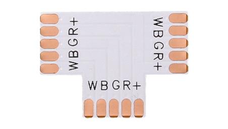 Złączka do taśmy led rgbw 12mm PCB T-55510