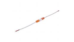 Złączka 2-pin KLIK wtyk+gniazdo 15+15cm biała 22awg-55502
