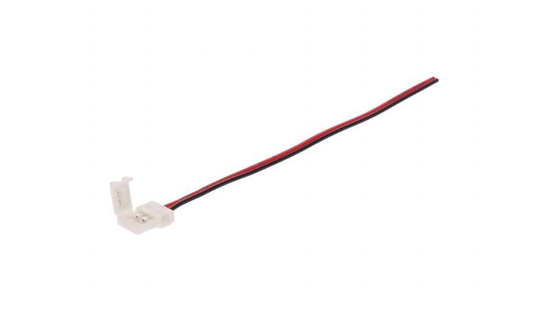 Złączka do taśmy led mono 8mm taśma-przewód-55540 Złączka do taśmy led mono 8mm taśma-przewód-55540