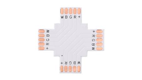 Złączka do taśmy led rgbw 10mm PCB X-55533