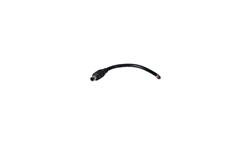 Wtyk DC 5.5x2.1 przewód czarny 15cm 22awg-55167