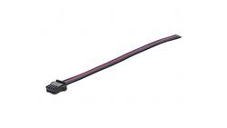 Wtyk RGB czarny przewód 15cm-55547