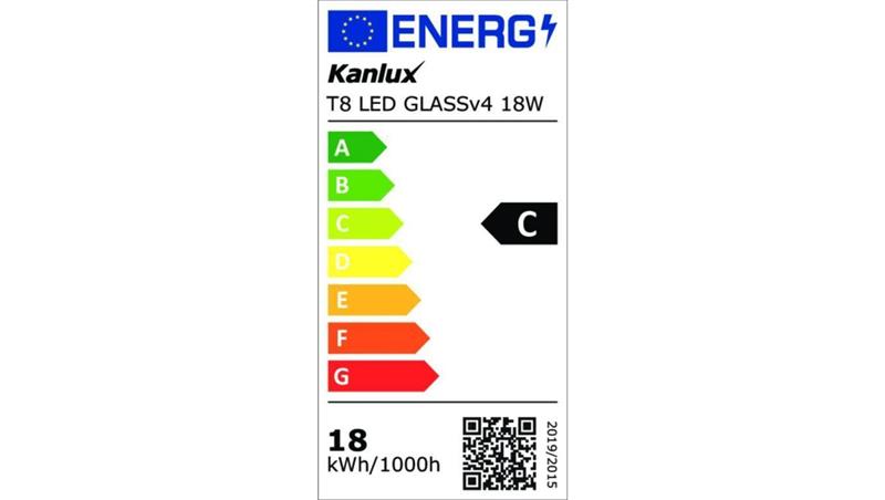 Świetlówka LED T8 G13 1212mm GLASSv4 18W-NW 2880lm 4000K barwa neutralna 3 lata Gwar. 33212-46381
